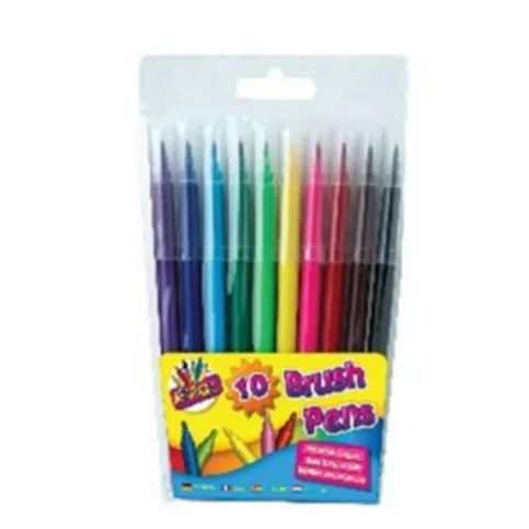Artbox 10 Quality Brush Fibre Pens