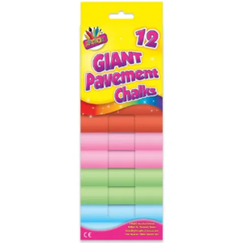 Artbox Giant Pavement Chalks 12 Pack