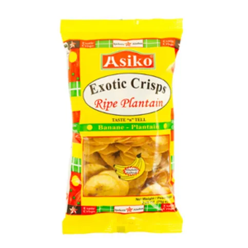 Asiko Plantain Chips Slightly Salted 75g