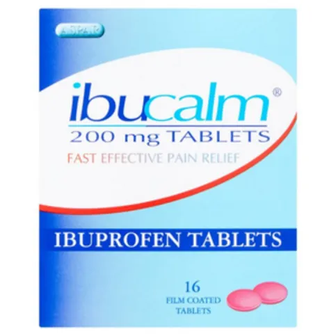 Aspar Ibucalm 200mg Ibuprofen 16 Film Coated Tablets