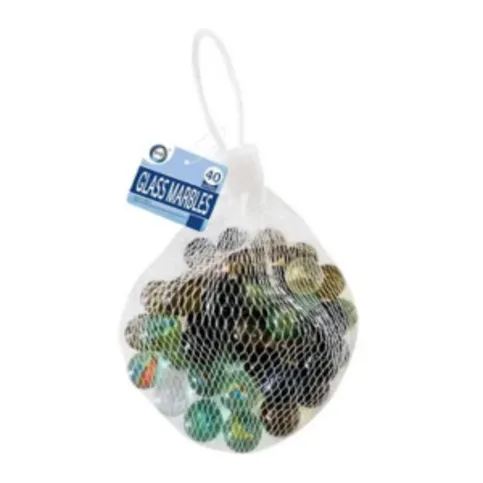 Assorted Marbles Bag 40 Pack