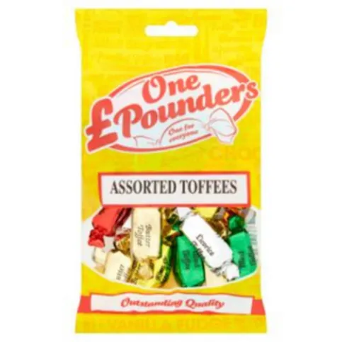 One Pounders Assorted Toffees 90g