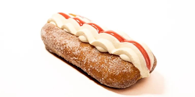 Aulds Creme Finger Doughnut