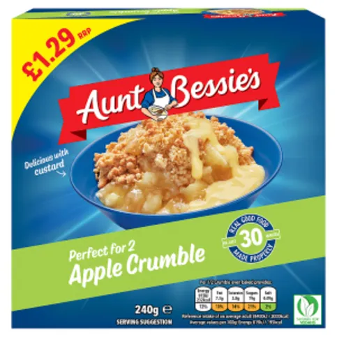 Aunt Bessie's Apple Crumble 240g