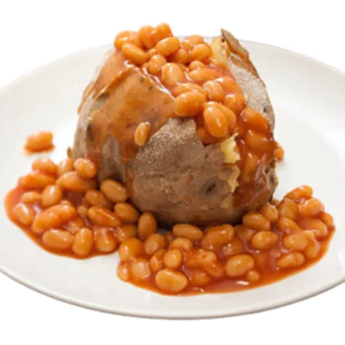 Baked Potato With Beans