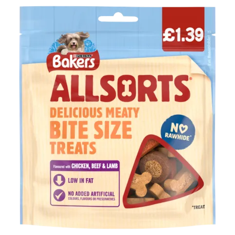 BAKERS ALLSORTS PM£1.39 98G