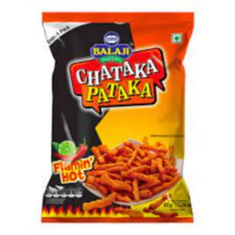 Balaji Chataka Pataka Flamin Hot Crisps 65g