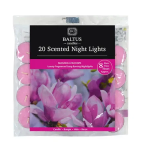 Baltus Magnolia Blooms Scented Tealights 20 Pack
