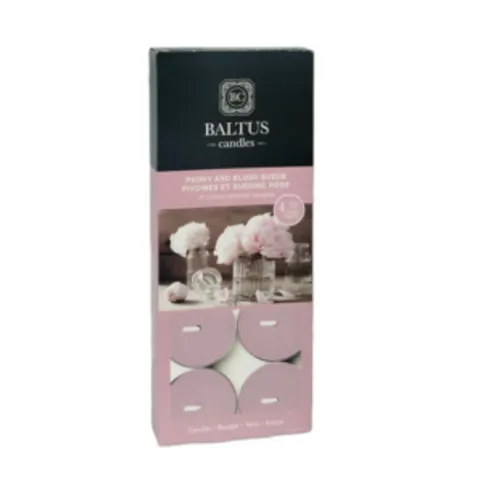 Baltus Tea Light Candles Peony Blush 10 Pack