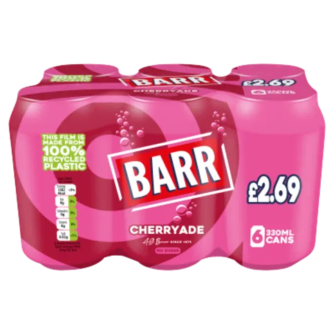 BARR CHERRYADE 6PK PM£2.69 (6X330ML)