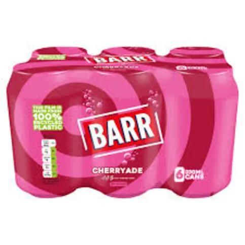 Barrs Cherryade 6 x 330ml Cans