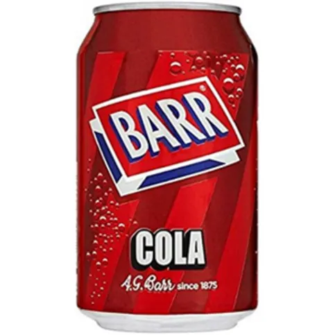 Barrs Cola Can 330ml