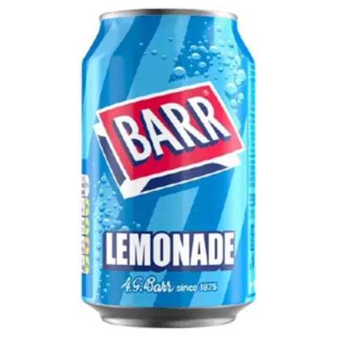 Barrs Lemonade Can 330ml