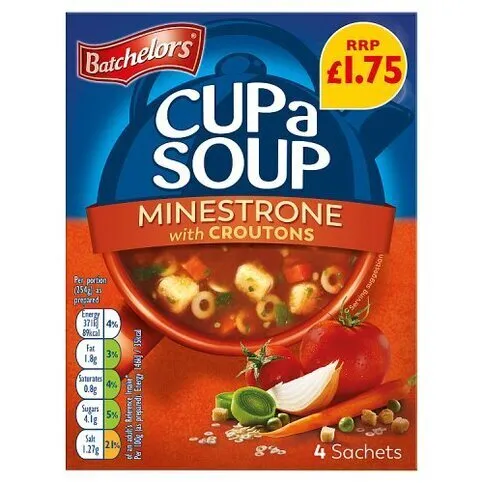 BATCHELORS CUP A SOUP MINESTRONE PM£1.75 94G