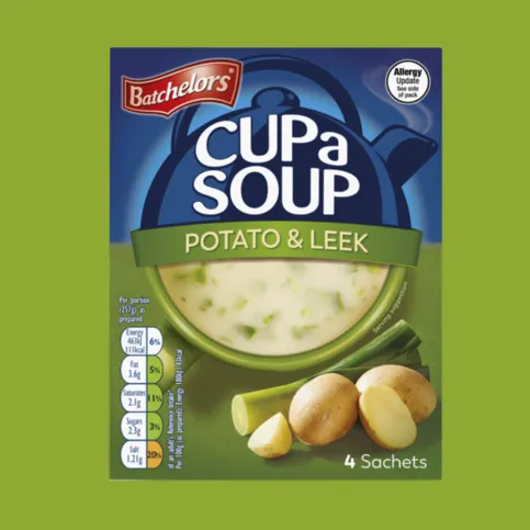 Batchelors Cup a Soup Potato and Leek 4 Sachets