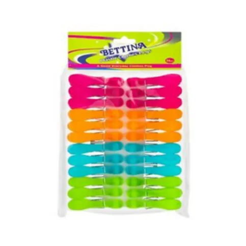 Battina Plastic Clothes Pegs 24 Pack