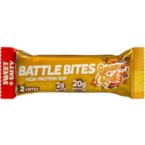 Battle Oats Protein Battle Bites Caramel Pretzel 62g