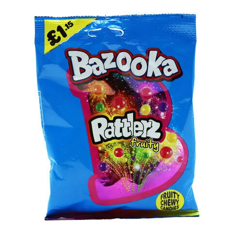 Bazooka Rattlerz Fruity 100g