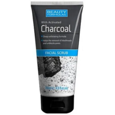 Beauty Formulas Charcoal Face Scrub 150ml