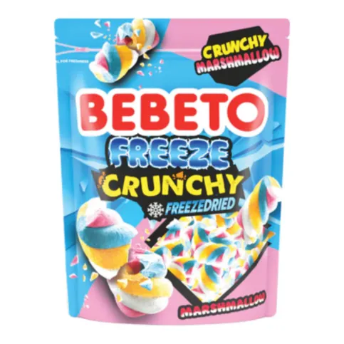 Bebeto Crunchy Freeze Dried Vanilla Mallow Twists 35g