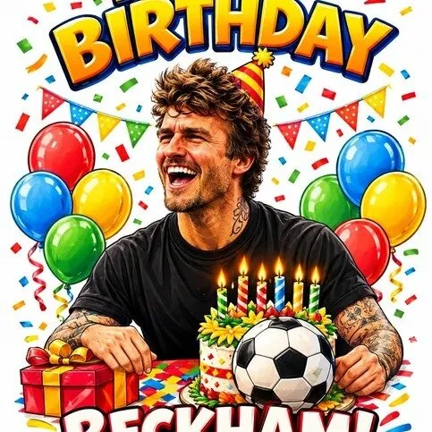 Beckham Birthday 