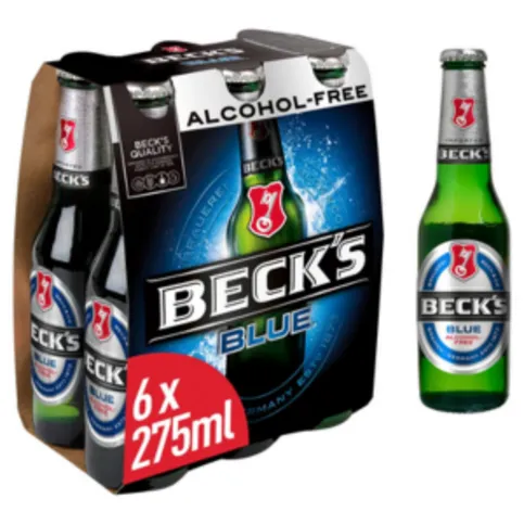 Becks Blue Alcohol Free 6 x 275ml