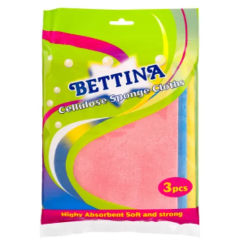 Bettina Cellulose Sponge Cloths 3 Pack