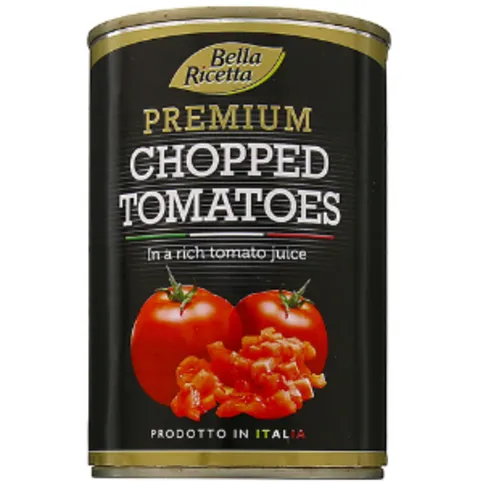 Bella Ricetta Premium Chopped Tomatoes In Rich Tomatos 400g