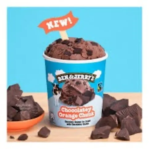 Ben and jerry chocolate orange 465ml