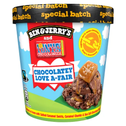 Ben & Jerry's Ice Cream Chocolatey Love A-Fair 465 ml