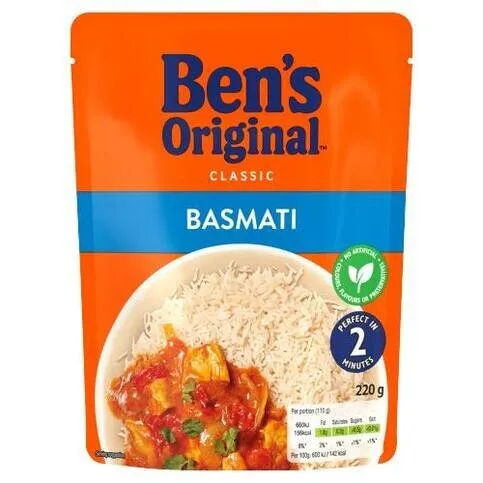Bens Original Basmati Rice 220G