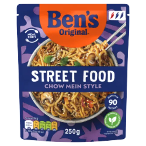 BEN'S ORIGINAL STREET FOOD CHOW MEIN 250G