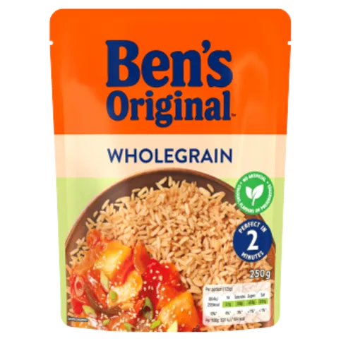 Bens Original Wholegrain Microwave Rice 250g