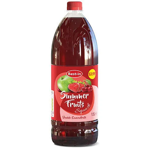Best In Summer Fruits Squash 1.5L