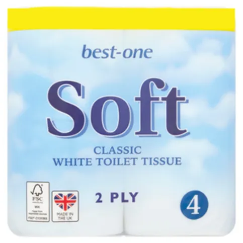Best One Toilet Tissue 4 Pack