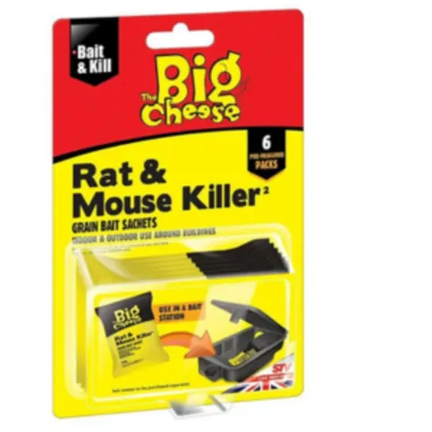 Big Cheese Rat And Mouse Killer Bait 6 Pack