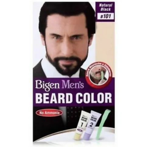 Bigen Mens Beard Colour Natural Black