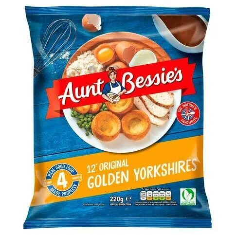 Aunt Bessie's 12 Yorkshire Puddings 220g