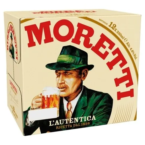 Birra Moretti Bottles 12x330ml 