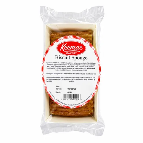 Keemac Biscoff Sponge Cake 2 Pack