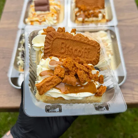 Biscoff Tres Leche Cake