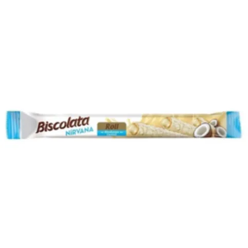 Biscolata Nirvana Coconut Roll 22.5g