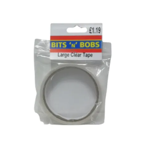 Bits ‘n’ Bobs Large Clear Tape