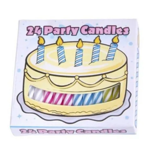 Bits N Bobs Party Candles 24 Pack