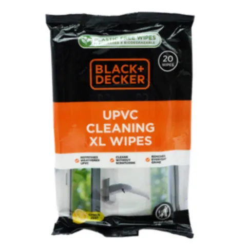 Black & Decker Wipes Upvc 20 Pack