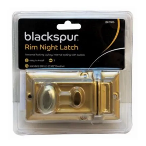 Blackspur Rim Night Latch