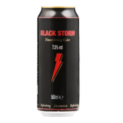 Black Storm Cider 7.5% Can 500ml