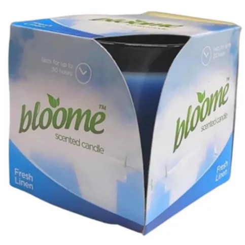 Bloome Fresh Linen Scented Candle 110g
