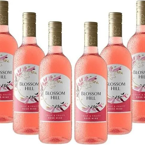 Blossom hill crisp&fruity rose wine 6pack 75cl bottle