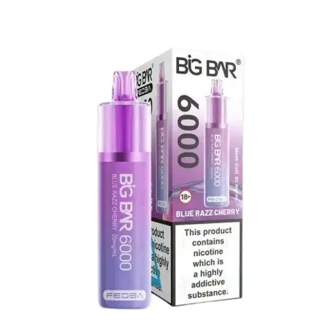 Blue Razz Cherry Feoba Big Bar 6000 Puffs Disposable Vape
